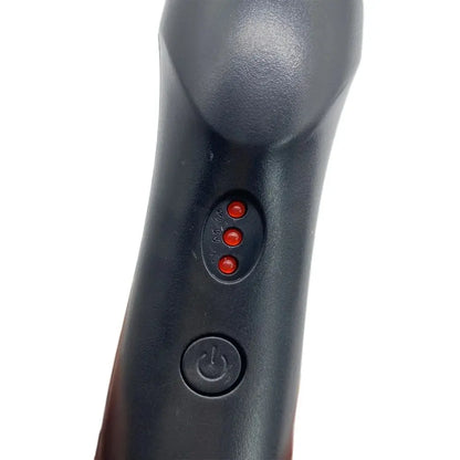 Hot Comb Hair Straightener Brush Copper Black 30cm