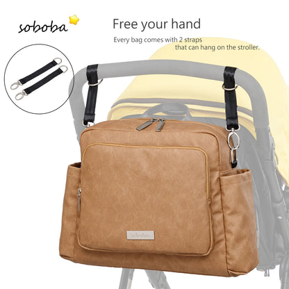 Soboba Waterproof Polyester Diaper Backpack for Babies