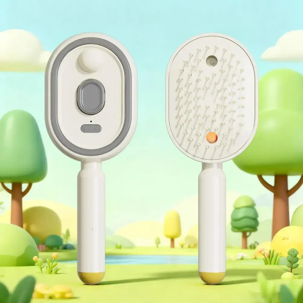 Electric Steam Hair Brush with USB-C Charging
