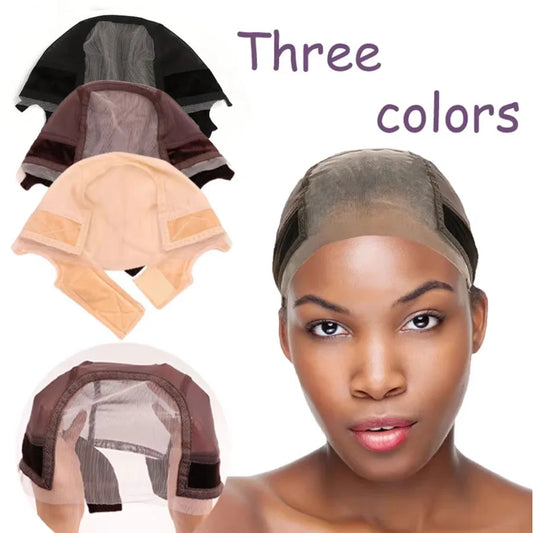 Hd Lace Wig Cap with Adjustable Velvet Grip