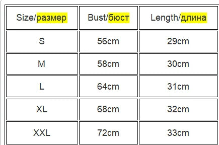 Breathable Elastic Chest Clip Vest for Women