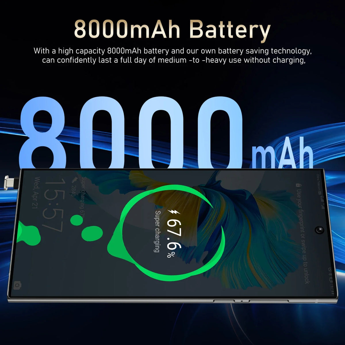 S27 Ultrar Intelligent 4G 5G Dual Card System 8000mAh Battery