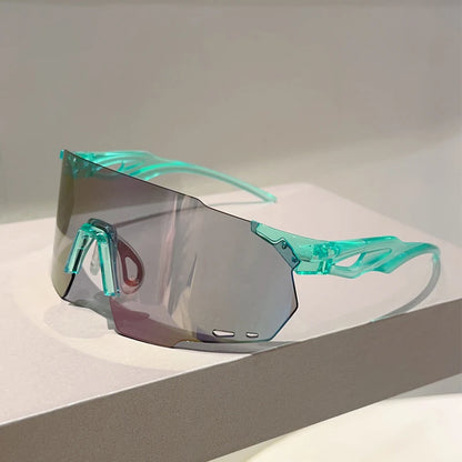 KAMMPT Rimless Oversized Sports Sunglasses