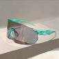 KAMMPT Rimless Oversized Sports Sunglasses