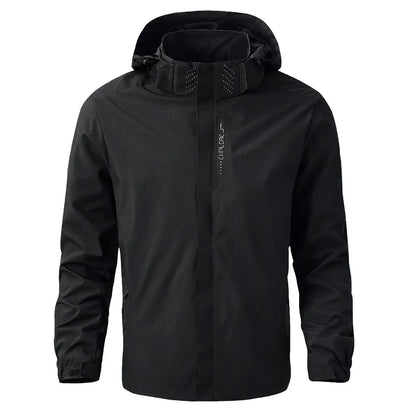 Men's Lightweight Waterproof Hooded Rain Jacket