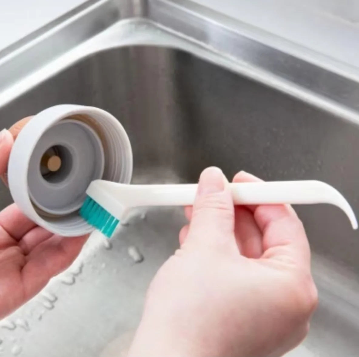2 Pcs Set Portable Baby Bottle Cleaning Brush
