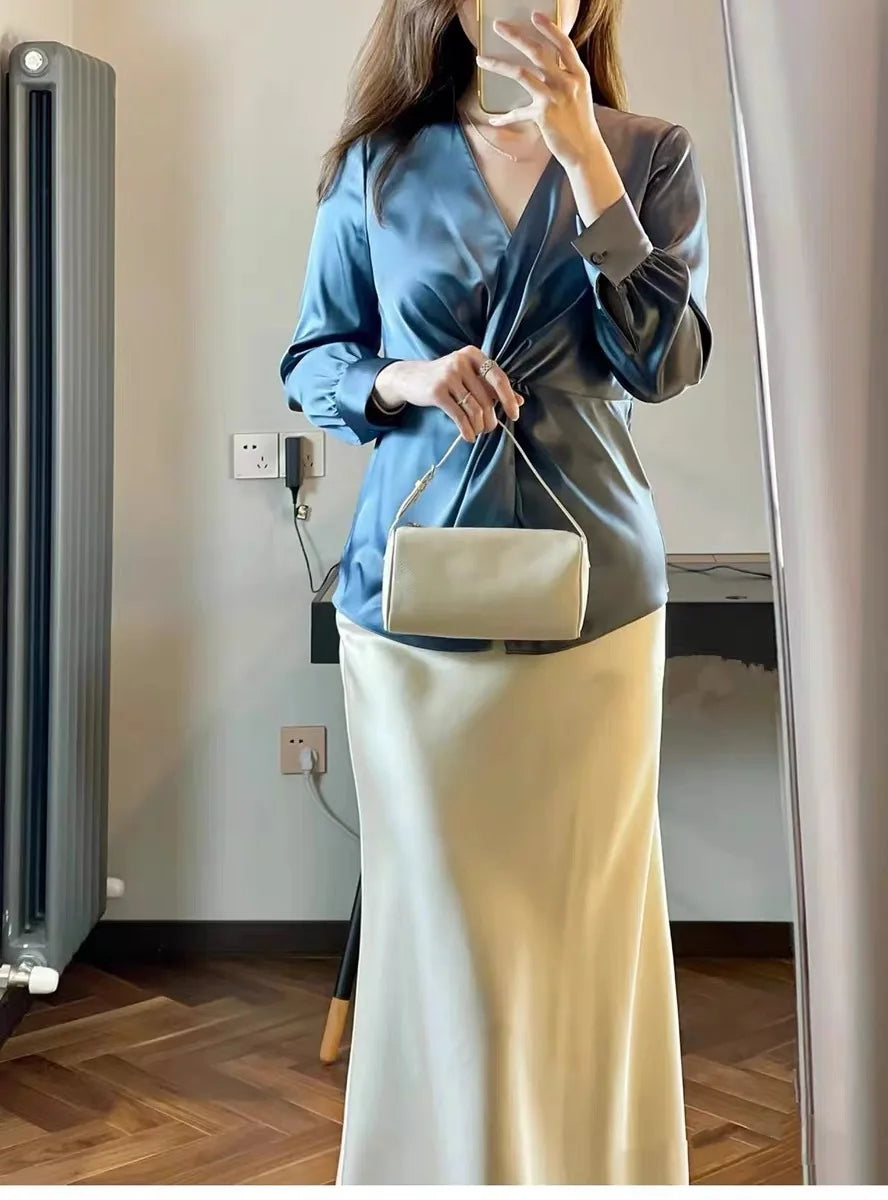 Soft Cowhide Mini Crossbody Bag with Split Leather