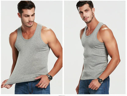 Men's Cotton Sports Skinny Vest Sleeveless Top