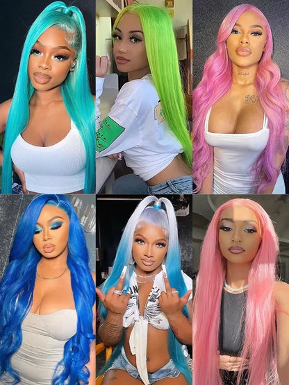 613 Honey Blonde Body Wave Human Hair Wig 360 Lace Frontal