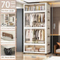 Multi-Layer Plastic Storage Cabinet for Home Use