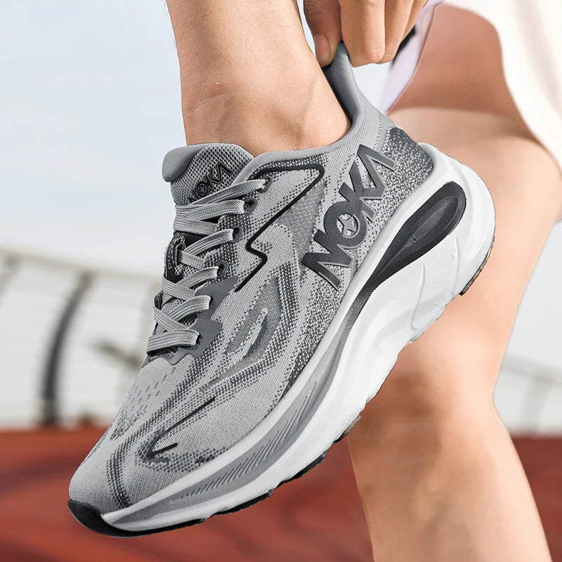 Men's Breathable Sports Running Shoes for Outdoor Use