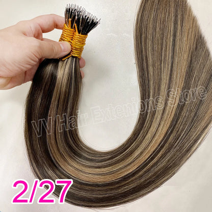 Micro Ring Ombre Human Hair Extensions 18-30 Inches