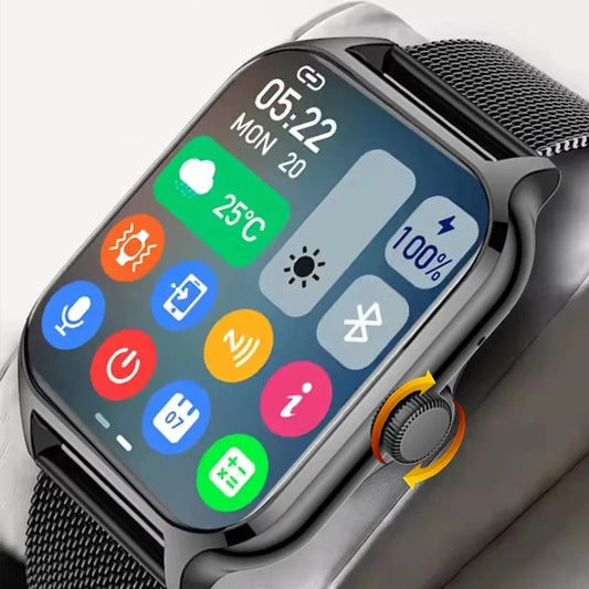 Smart Watch Bluetooth Fitness Tracker 2.01 Inch Screen