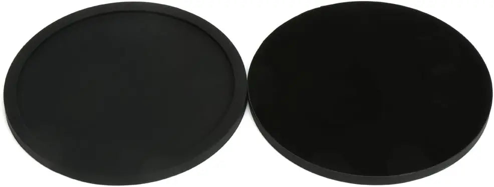 Large Black Silicone Drink Coasters Set for Indoor Outdoor