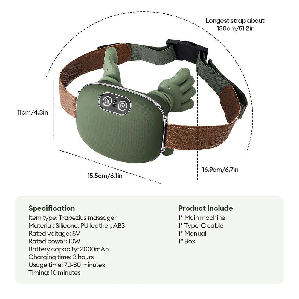 4D Wireless Neck and Shoulder Massager