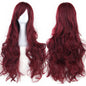 Soowee Curly Long Green Synthetic Hair Wig for Women