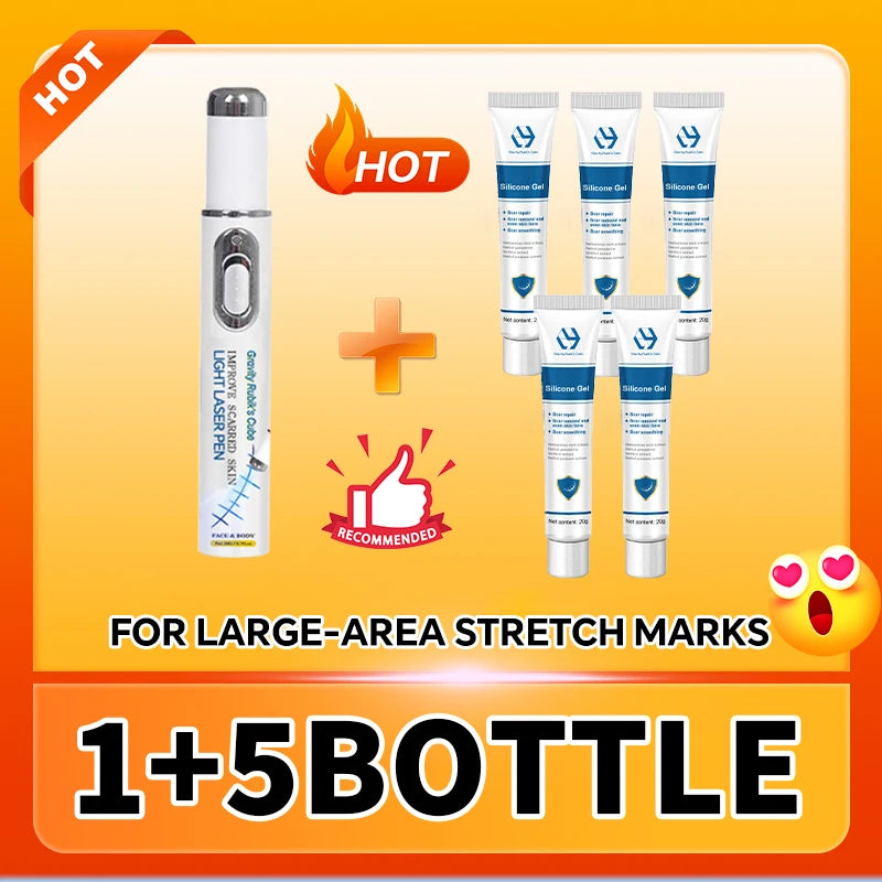 Blue Light Pen for Stretch Marks and Skincare Tools