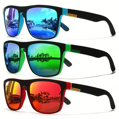 Square Polarized Sunglasses for Men and Women