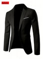Slim Fit Black Tuxedo Suit Set for Men