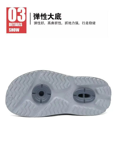 Men's Waterproof Slip On Sandals with Thick Sole