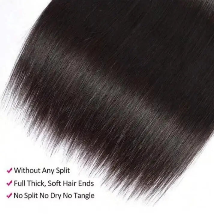 Straight Brazilian Virgin Hair Bundles 40 42 Inch