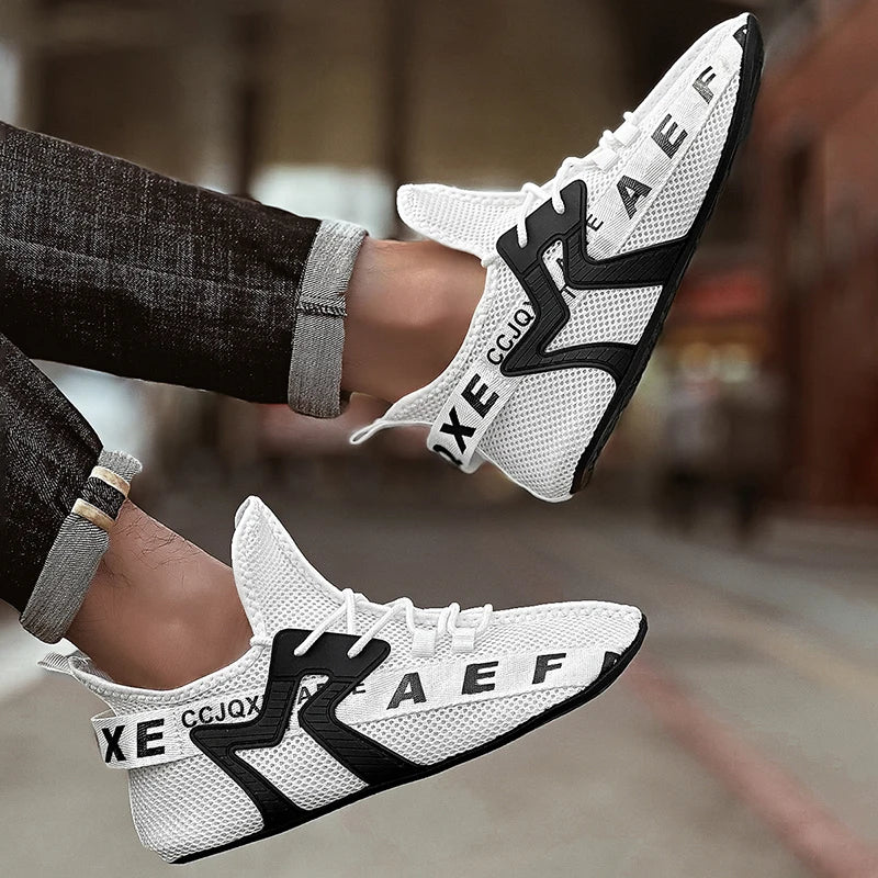 Breathable Mesh Summer Sports Sneakers for Men