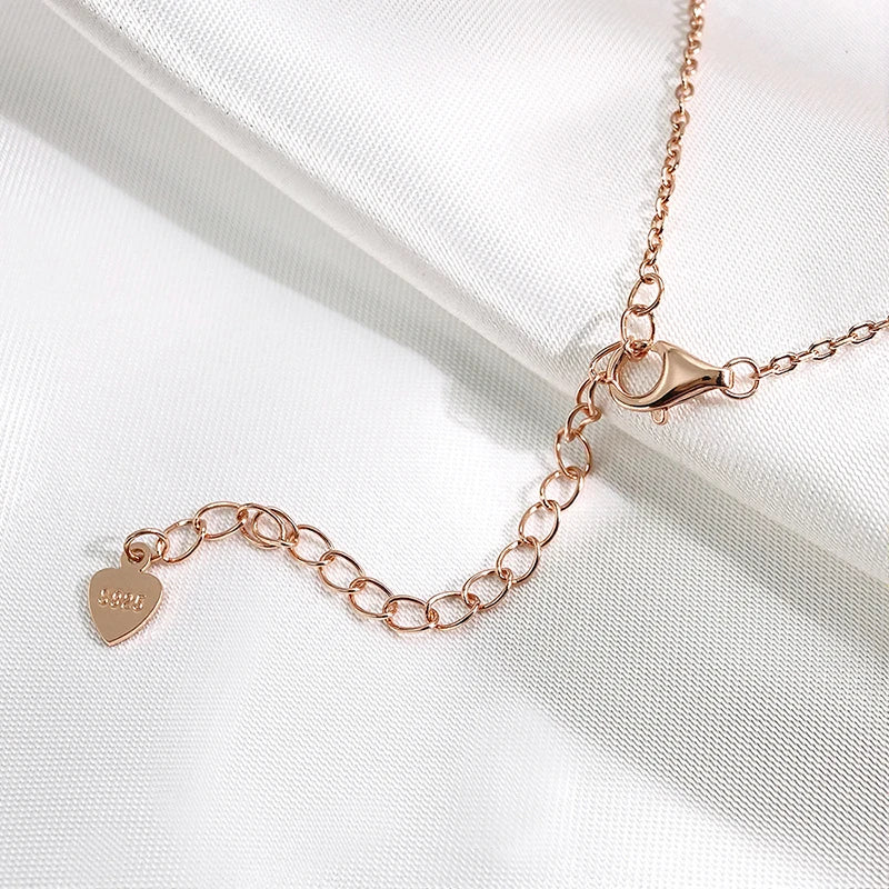 Moissanite Charm Bracelet 14K Plated Silver Adjustable