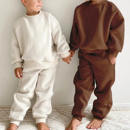 Children's Fleece Sports Set Sweatshirt and Pants