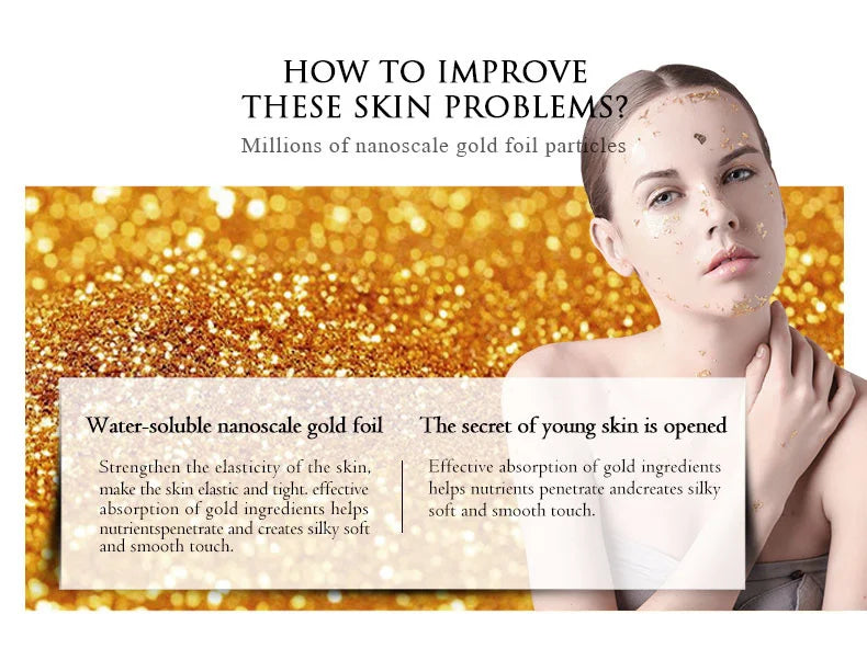 ARTISCARE 24K Gold Serum Set for Eye and Face Care