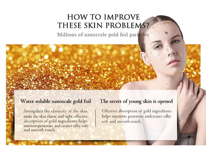 ARTISCARE 24K Gold Serum Set for Eye and Face Care