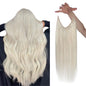 VeSunny Remy Hair One Piece Invisible Wire Extensions