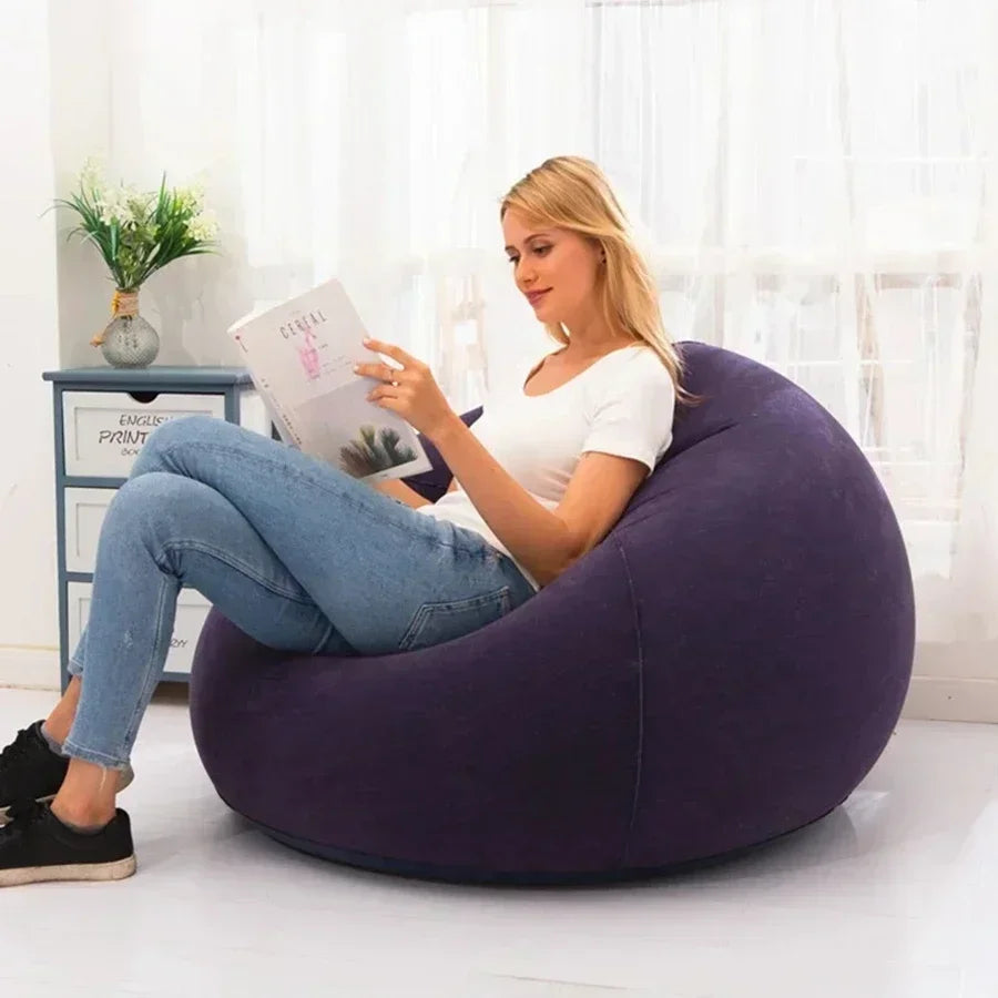 Inflatable PVC Sofa Chair for Indoor and Outdoor Use