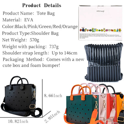 EVA Casual Waterproof Tote Bag for Women
