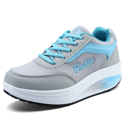 Women Vulcanized Sneakers Shoes Blatform Plus Size