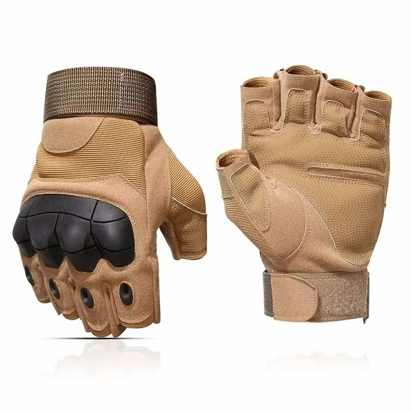 Tactical Touch Screen Motorcycle Gloves Black Green Brown