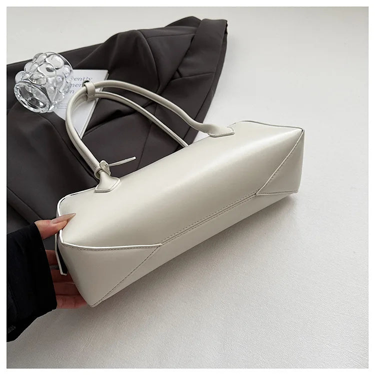 Vintage Cowhide Shoulder Bag for Women