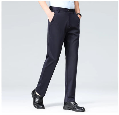 Men's Summer Casual Suit Pants Plus Size 28-42