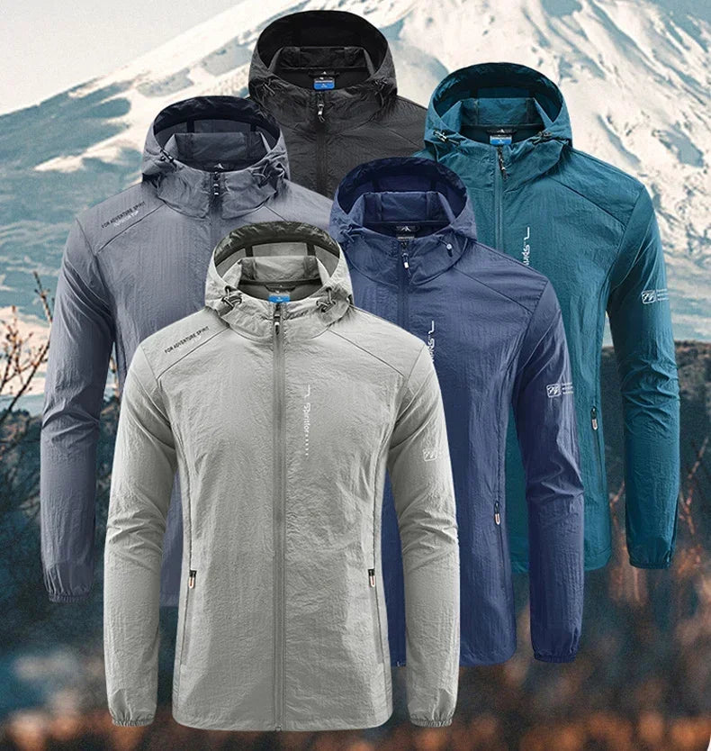 Men's UV Protection Quick Dry Windbreaker Jacket