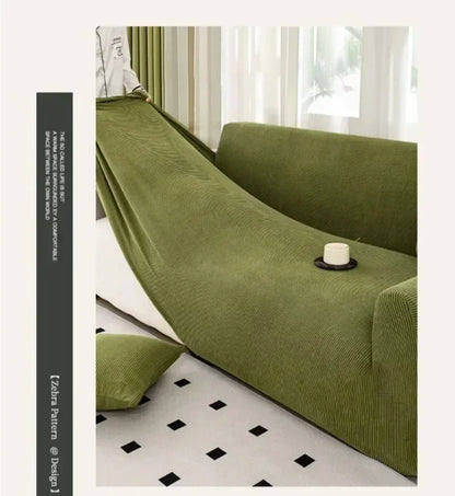 Thick Soft Corduroy Non-Slip Sofa Cover Universal Fit