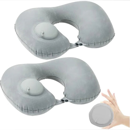 Self-Inflating Portable Travel Neck Pillow
