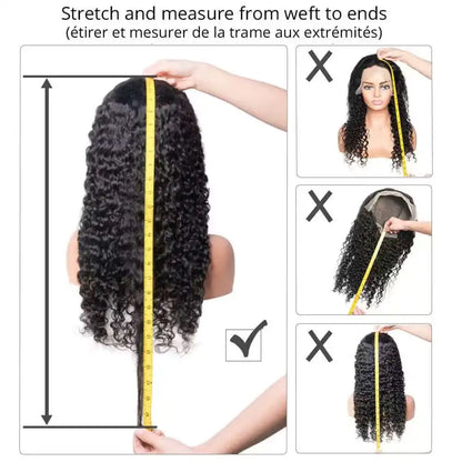 Water Wave Orange Ginger Lace Front Wig Human Hair 30 Inch