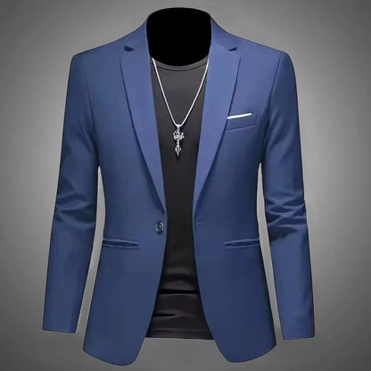 Men's Slim Fit Non-Ironing Casual Suit Jacket
