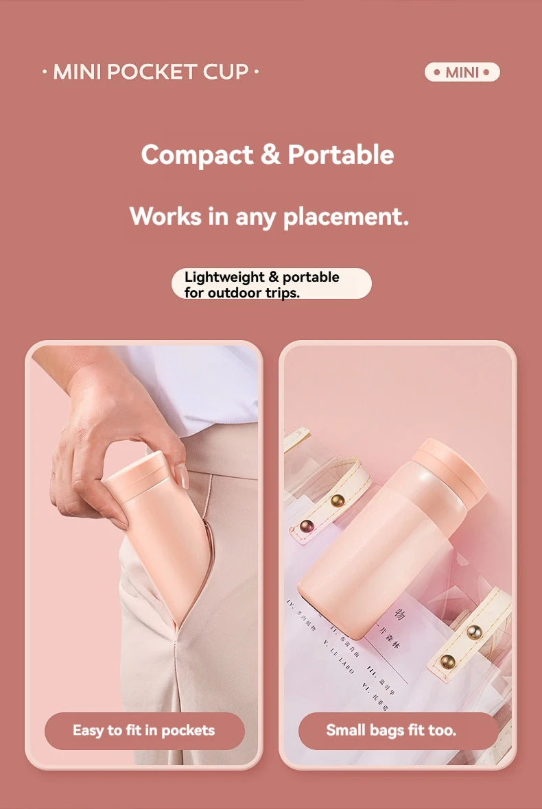Mini Insulated Stainless Steel Vacuum Flasks 200ML 300ML