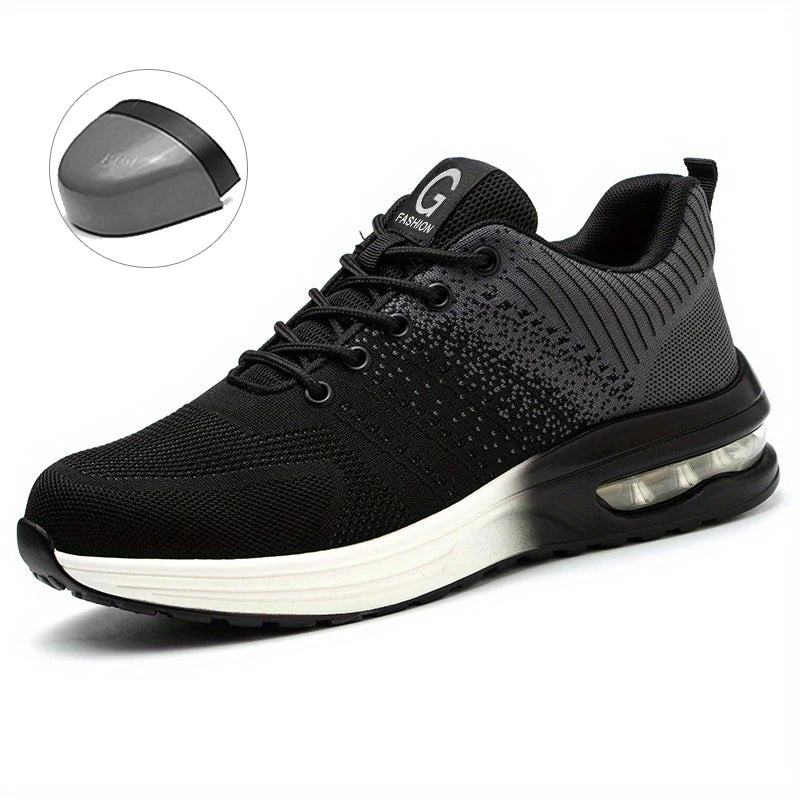 Steel Toe Blue Work Shoes for Men and Women