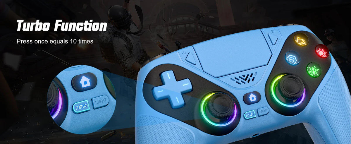 Wireless Gamepad for Playstation 5 with Turbo Function