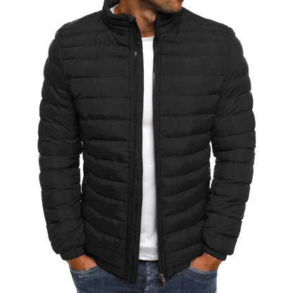 Men's Warm Casual Stand Collar Down Jacket