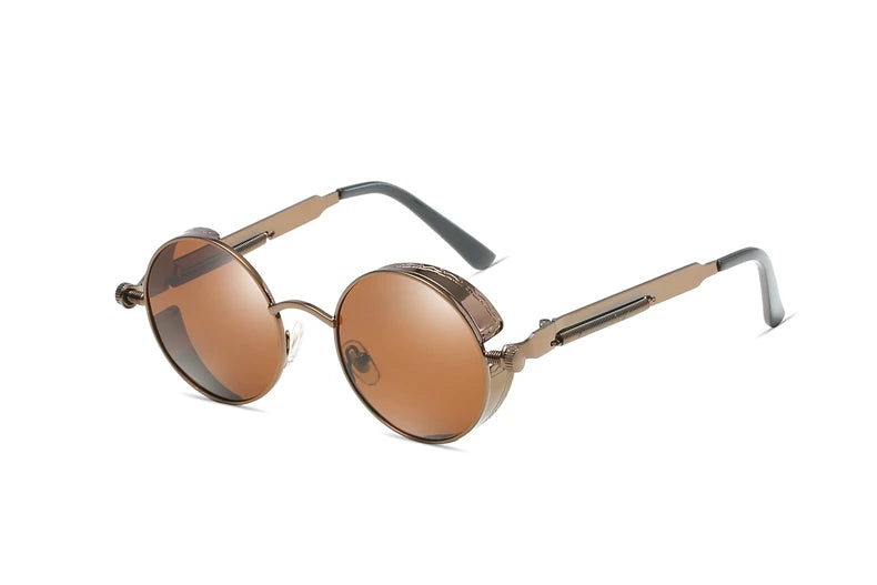 Metal Alloy Round Sunglasses for Men