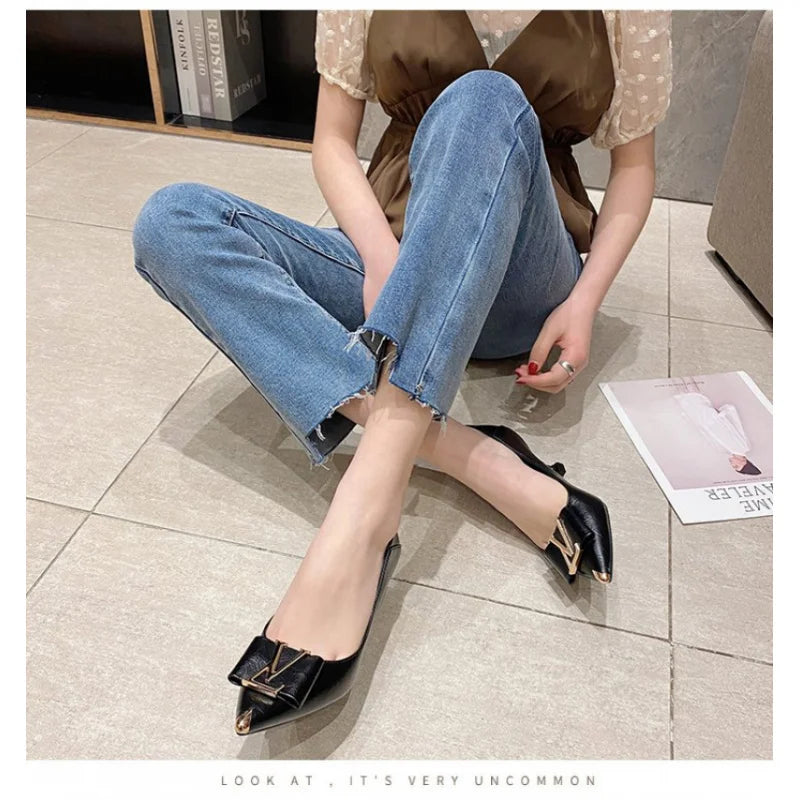 Pointed Toe Stiletto Heels Women's Office Pumps