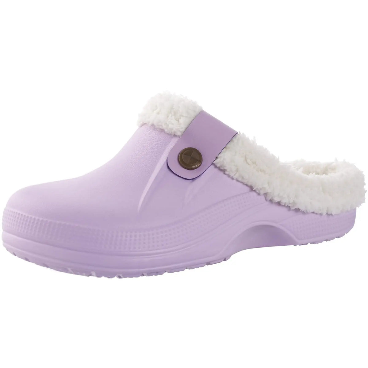 Litfun Winter Plush Furry Clogs Slippers for Women