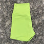 High Waist Yoga Shorts for Women in Solid Color